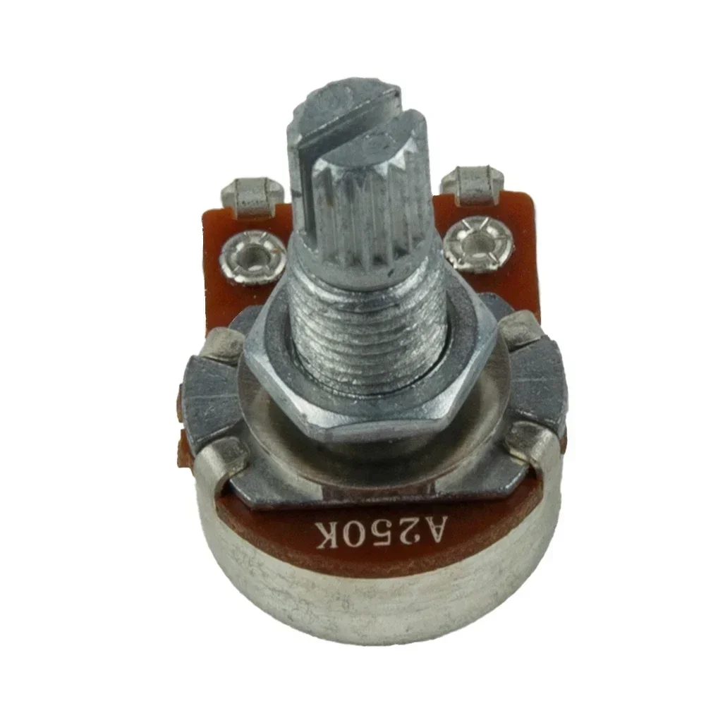 High Quality Guitar Potentiometer Guitar Parts/kits 250K Or 500K Ohms A250K Metal A500K B250K Guitar Volume Tone