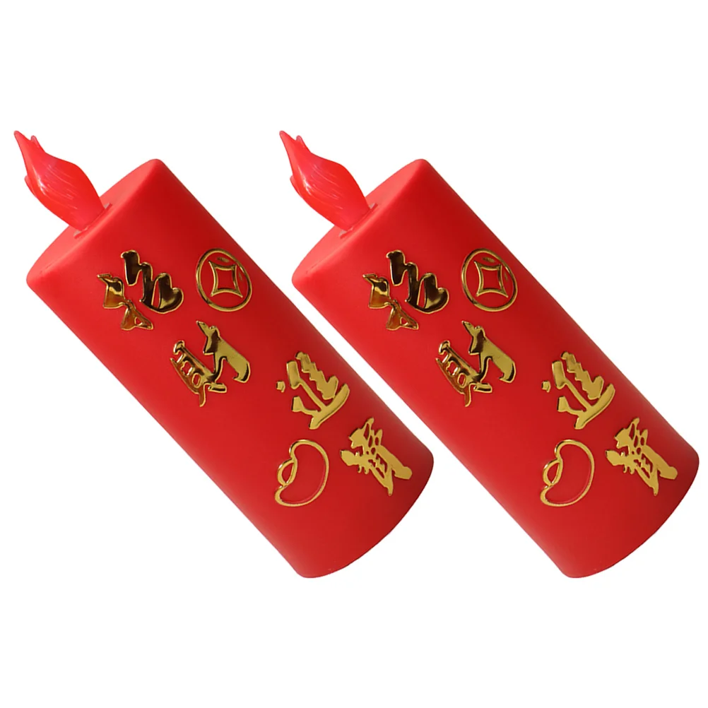 

Candles LED Electric Light Jinbao Plastic Flameless Wax Simulated Yoga