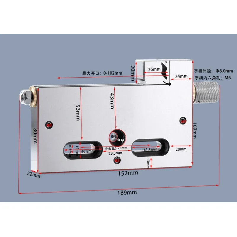 Wire EDM High Precision Vise Stainless Steel 4\