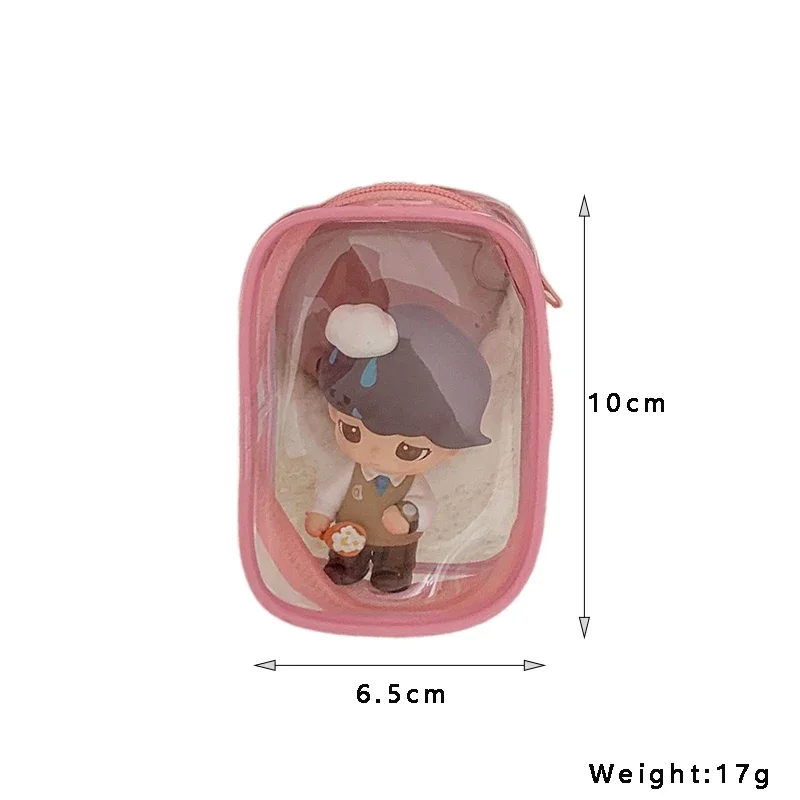 PVC Transparent Mini Storage Bag Mystery Bag Keychain Storage Bag Cute Doll Bag Storage Bag Earphone Charger Storage Bag