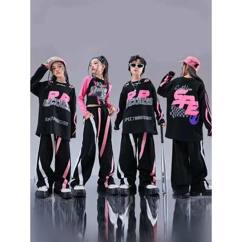 

Explosive Street Jazz Dance Performance Costume Street Dance Children Trendy Costume Cool and Handsome Hip Hop Set