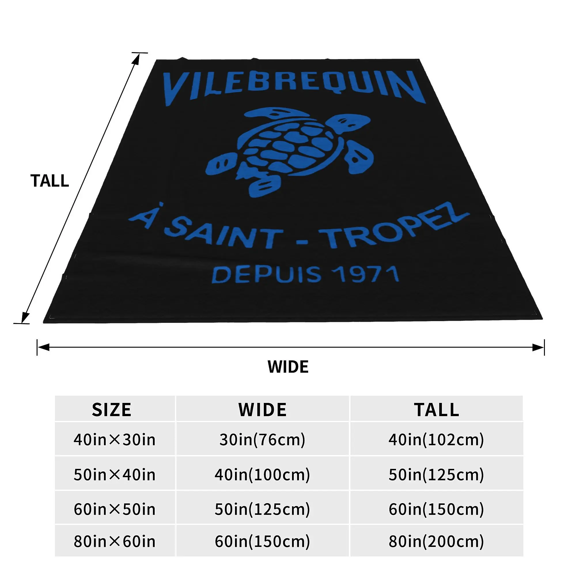 Super Soft Vilebrequin Turtle Throw Blanket Premium Flannel Fleece Lightweight Bed Blanket Fuzzy Plush Blankets All Season Use