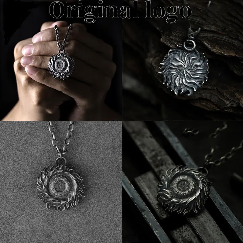 Original Logo 2026 New Popular Charm Fashion Van Gogh's Sunflowers Necklace  Fit Man DIY Jewelry Gifts