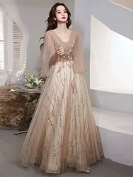 Vestido de fiesta para mujer, prenda de verano de alta gama, para banquete, tostada, de noche, talla 32, gran oferta, novedad de 2024