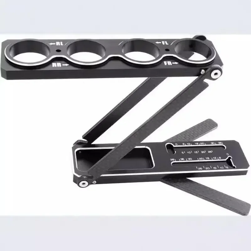 Shock Absorber Bracket RC Car Assembly Repair Parts Shockproof Stand for RC Vehicle Metal Black RC Vehicle Shock Mount Stand