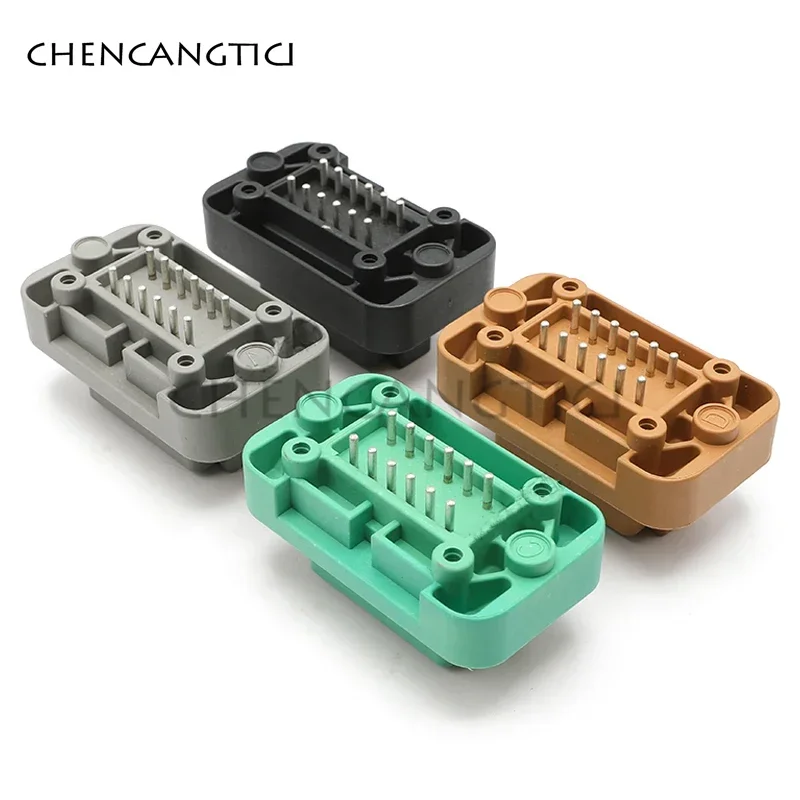

1 Set 12 Pin Waterproof Deutsch Wire Connector Electrical Cable Straight Pin Header Plug DT15-12PA DT15-12PB DT15-12PC DT15-12PD