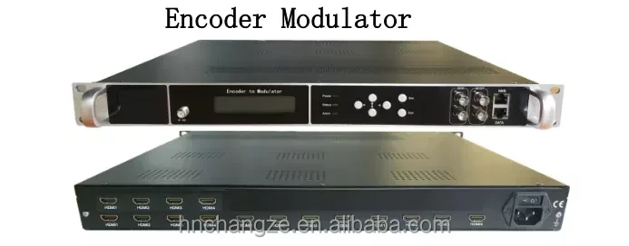 Fiber optic equipment 16 ports high quality digital catv optic dvbt isdbt encoder modulator