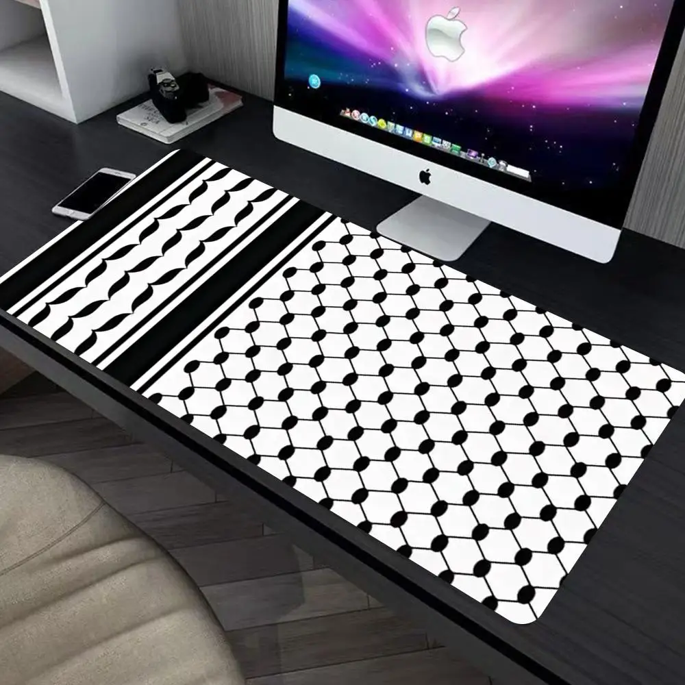 

Hattah Keffiyeh Mouse Pad large keyboard mouse desk pad non-slip rubber gaming mouse pad laptop mouse carpet