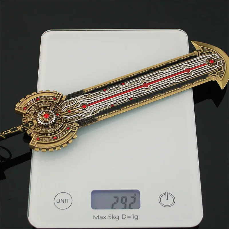 28cm Doula Continent Anime Peripherals Jijuechen Sword of Judgment Decorate Swords Figure Ornaments Collections Gifts