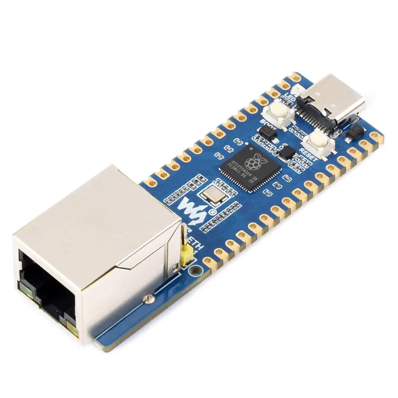 Raspberry Pi Pico 2 RP2350A PoE ETH Ethernet Module W6300 Type-C