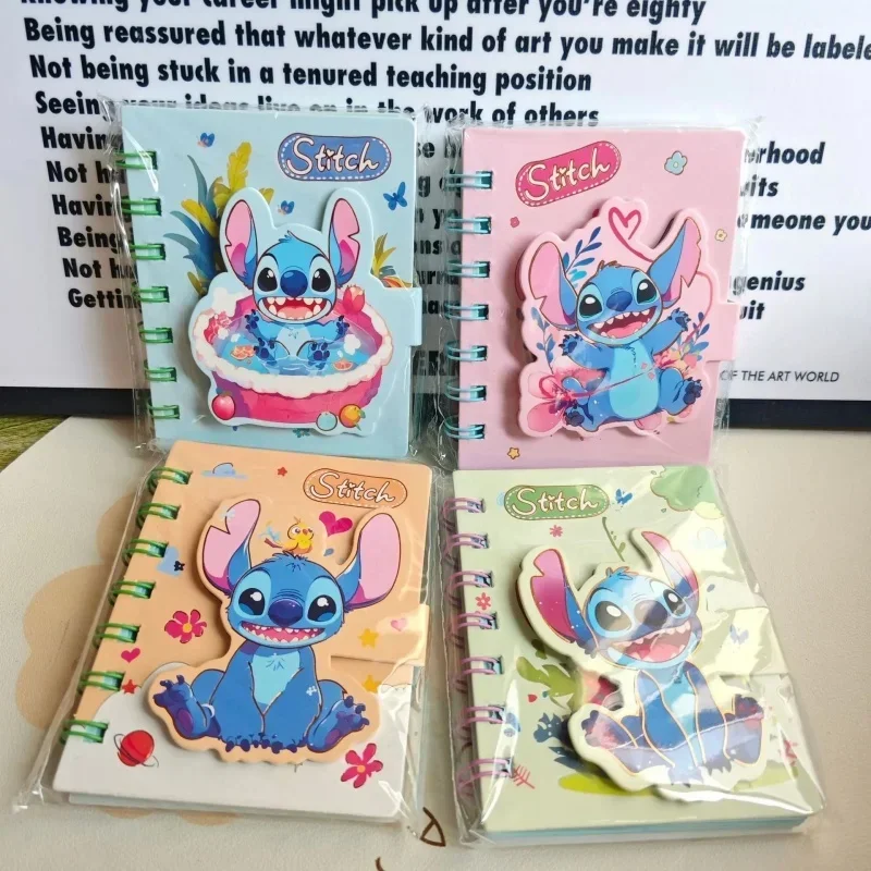 

Stitch Notebook lovable Anime Cartoon School Supplies Portable Diary Fashion Office Supplies Coil Book Children Gift