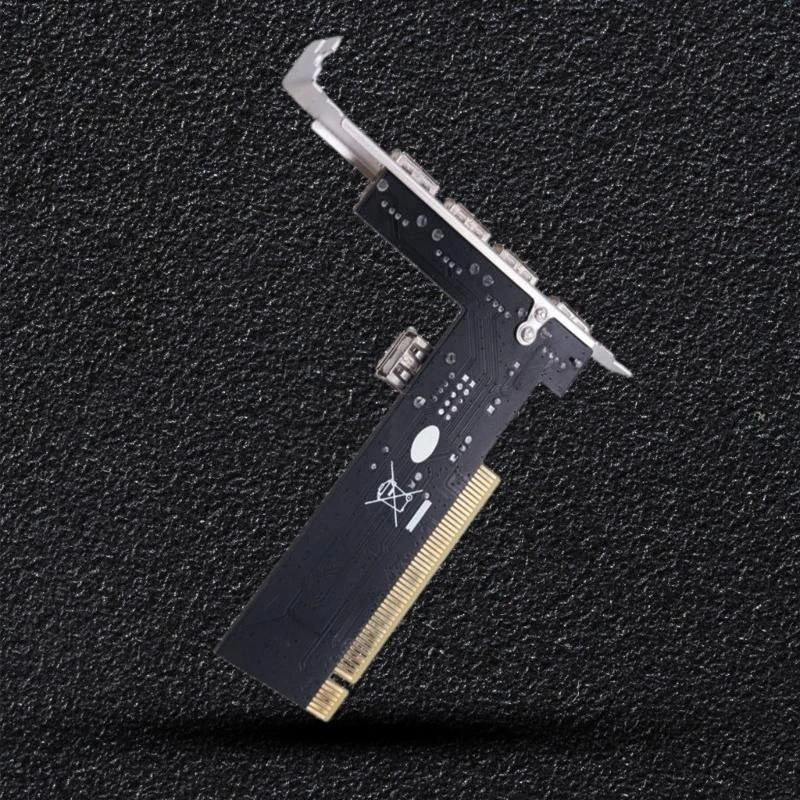 High Speed 480Mbps PCI to 5 Port USB 2.0 Expansion Card 4 External 1 Internal USB 2.0 Controller for Desktops