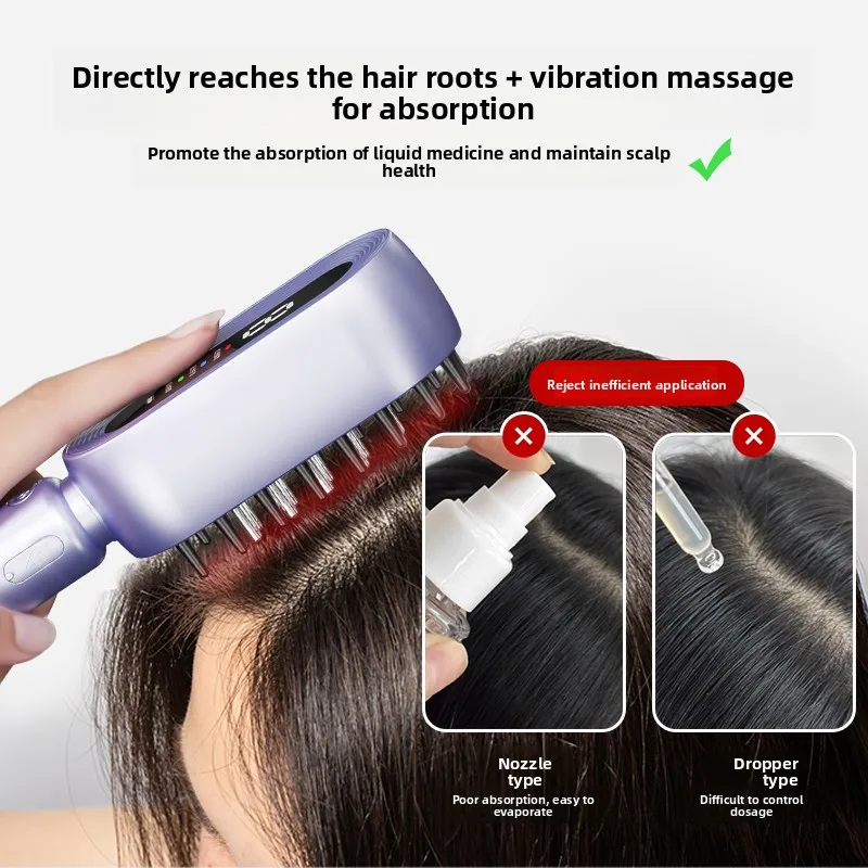Laser Hair Comb Hair Growth Low Energy Promote Mino Hair Growth Ball Comb Vibration Massage Comb