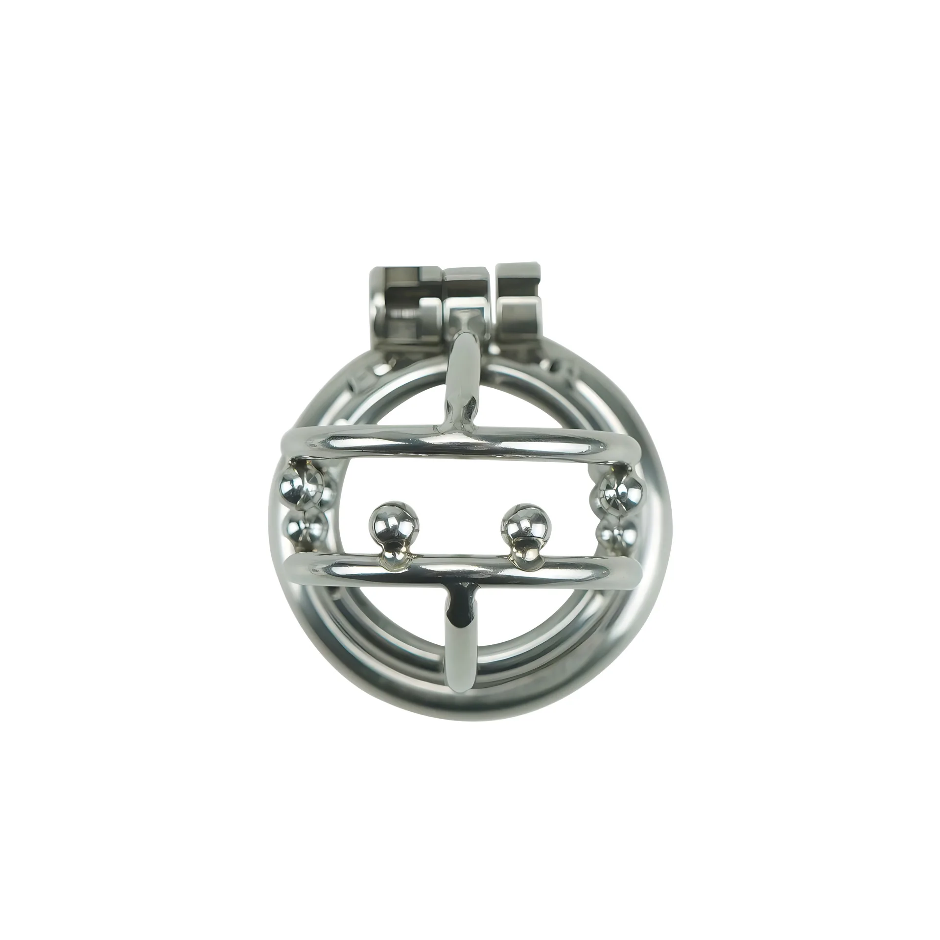 New Male Penis Lock Chastity Cage Kit With Beads Virginity For Men Breathable Cock Ring Penis Fetish Restrain Stainless Steel