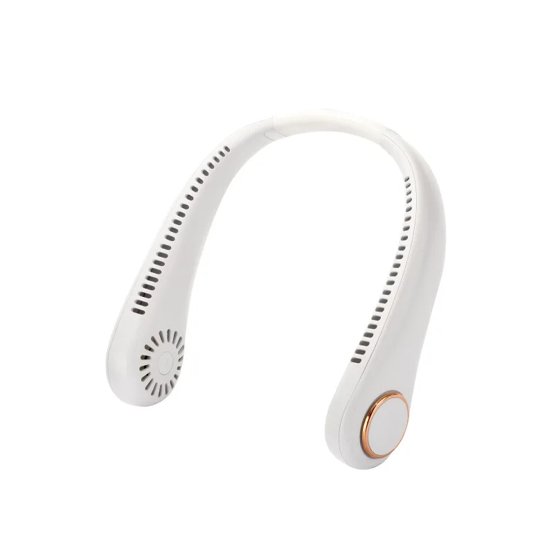Ventilatore silenzioso portatile Ventilatore senza palette ricaricabile USB esterno MINI Cintura elettrica silenziosa per il collo Indossabile Raffreddamento rapido per dissipare il calore