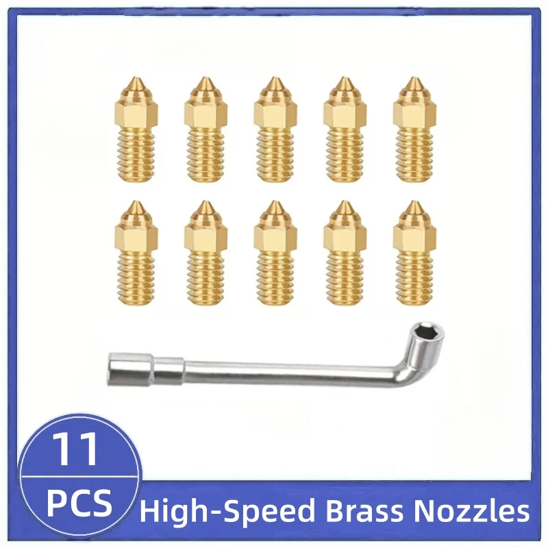 

Ender 3 V3 SE Brass Nozzle Kit High-Speed Brass Nozzles 3D Printer Parts for Ender 3 V3 SE/Ender 5 S1/Ender 7