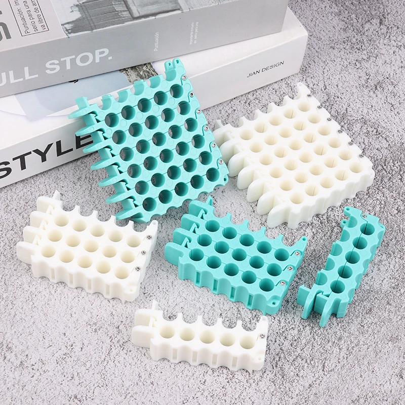 Pettine per cavi di rete a 5/15/30 porte per piccolo pannello patch e scatola per montaggio a parete Organizzatore di gestione dei cavi con foro grande per Cat5e Cat6 Cat7