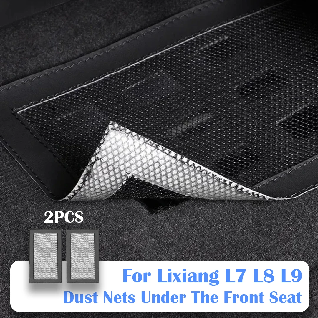

for Li LiXiang L7 L8 L9 2022 2023 2024 Air Vent Cover Under Seat Outlet Protector Dust Mesh 2pcs/set