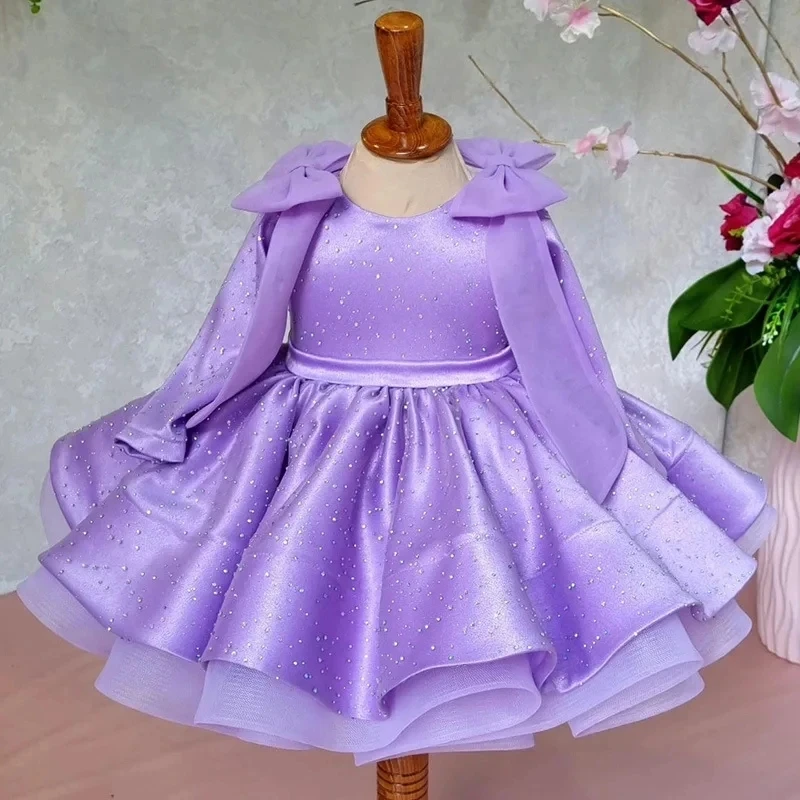 

Toddler Baby Christmas New Year Vestidos Dress for Girls Kid Bow Birthday Gown Dresses for Girls Xmas Party Princess Costumes