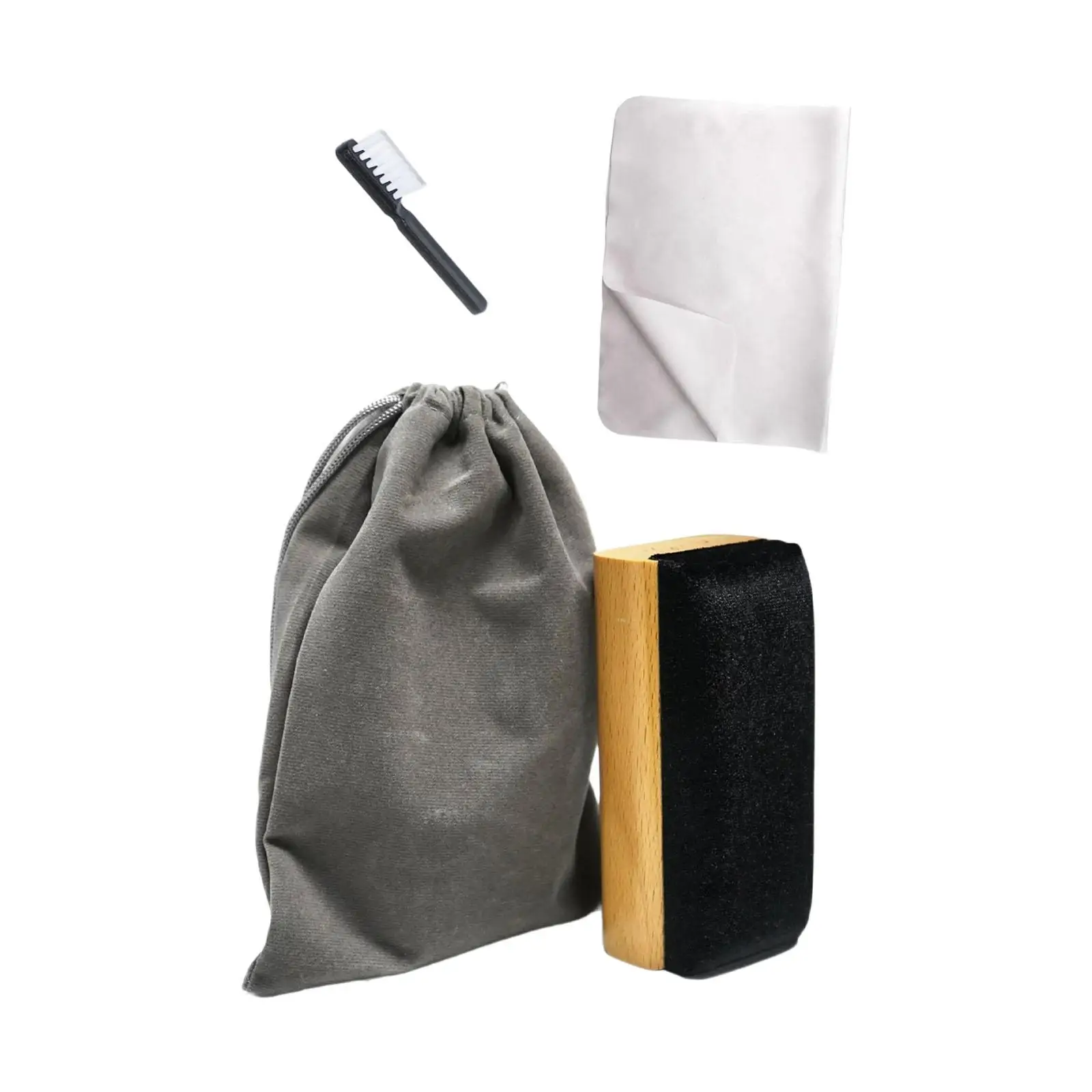 Vinyl Record Cleaner Set Anti Scratch for Records Albums Vcd DVD Portable Audio Record Cleaner Brush Soft Velvet Record Brush