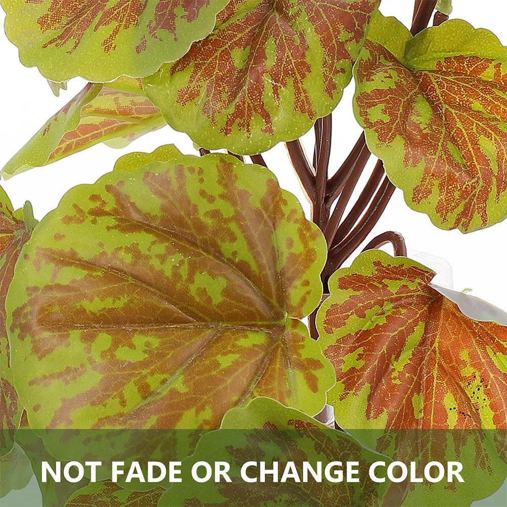 

Artificial Hanging Plants Reptile Habitat Terrarium Decoration Supplies Climbing Vines Pet Green Easy Safe Material