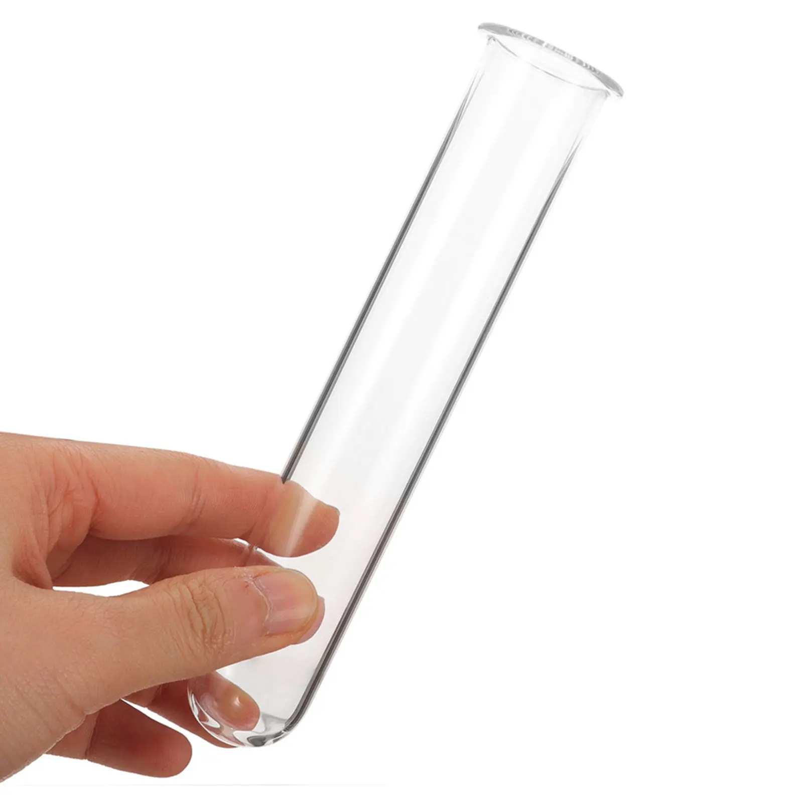 5Pcs Transparent Hydroponic Vase Set Glass Test Tube Plant Holder for Indoor Greenery Desktop Terrarium Water Cultivation Vase