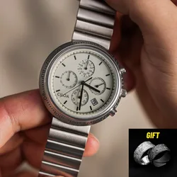 CILOA High Quality Watch Men's Light Luxury Brand Sports Stainless Steel Strap Automatic Movement Waterproof Quartz Watch