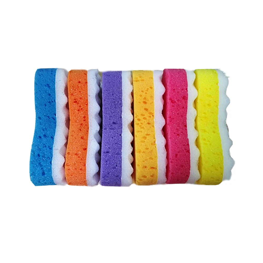 1pc Soft Shower Sponge for Bathing Body Scrubber Massager Exfoliating Bath Bubble Balls Wash Cloth Skin Care Bathing Accessories