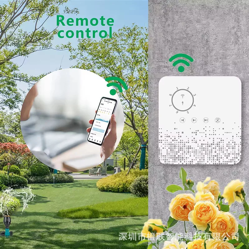 TUYA WiFi Smart Irrigator 8CH Remote Timed Automatic Watering Wireless Water Valve Controller