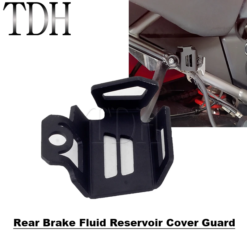 

Motorcycle CNC Aluminum Rear Brake Fluid Reservoir Cover Guard Protection For Harley PAN AMERICA 1250 Special 1250S RA1250 S 21+