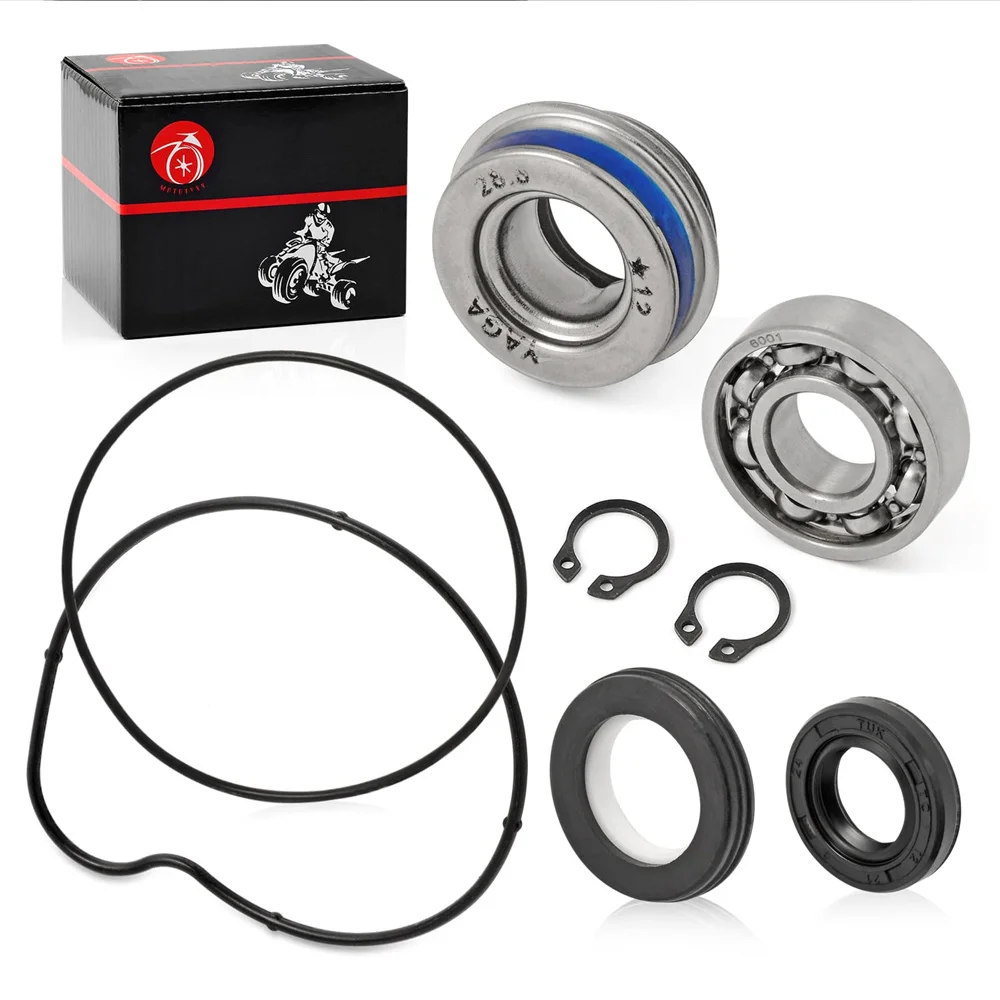 Water Pump Seal Rebuild Kit Bearing O-RING For Yamaha Raptor 660 660R YFM660R 2001 2002 2003 2004 2005 11H-12438-10-00