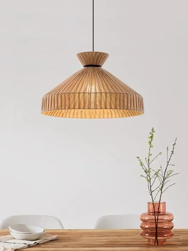 

Nordic Simple Fabric Led Pendant Lights Living Room Bedroom Chandelier Lighting Decoration Home Lamps Indoor Lustre Fixtures