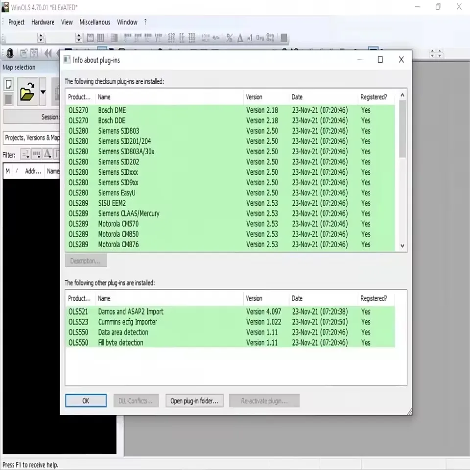 2025 WinOLS 4.7 Auto ECU +93GB Damos Files + IMMO SERVICE Toolv 1.2 + ECM برنامج ضبط رقاقة التيتانيوم مع المكونات والمزيد من الوظائف