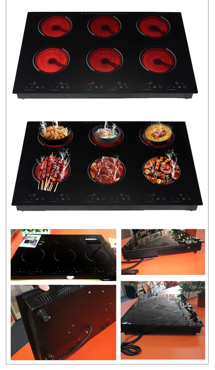 Home Appliances Kitchen Appliance 6 Burner Electric Hot Plate