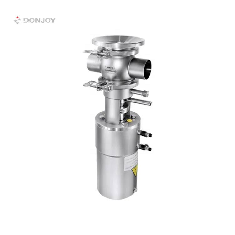 High quality sanitary  stainless steel 316L mixproof tank bottom outlet valve for milk dairy