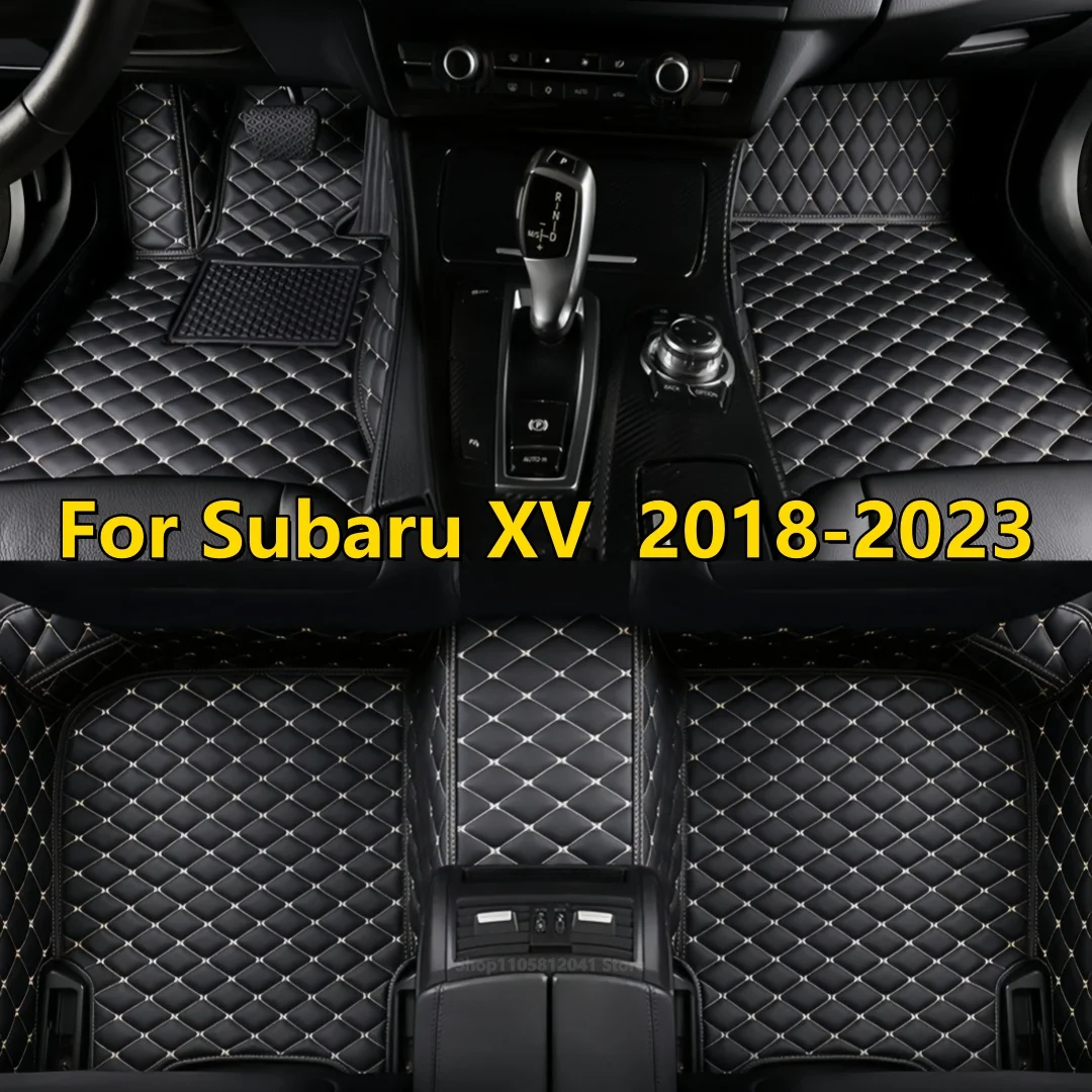 Auto Carpets Car Floor Mats For Subaru XV 2018 2019 2020 2021 2022 2023 LHD/RHD Anti‑Dirt Vehicle Interior Mats