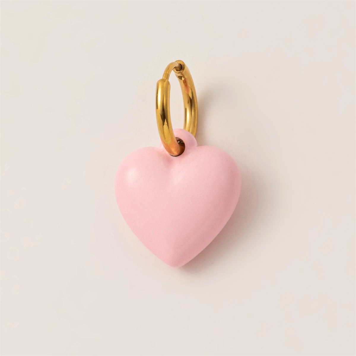 قلادة قلادة حب حمراء بالزيت بالتنقيط، إكسسوار للزوجين على شكل قلب، قلادة مصنوعة يدويًا، مطلية بالذهب #6