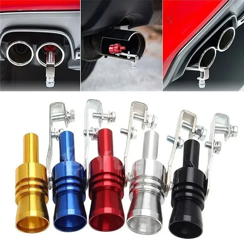 Car Modification Sound Wave Imitation Speaker Turbo Loud Whistle Exhaust Pipe Sender Motorcycle Accessories Turbo Tail Whistle