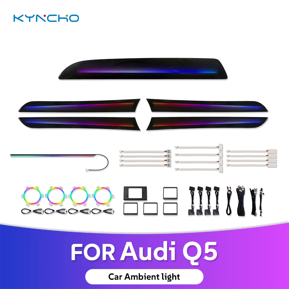 

For Audi Q5 Neon LED Car Ambient Light Interior Lighting Symphony Led Ceiling Light for Ambient Lighting with Colorful Features