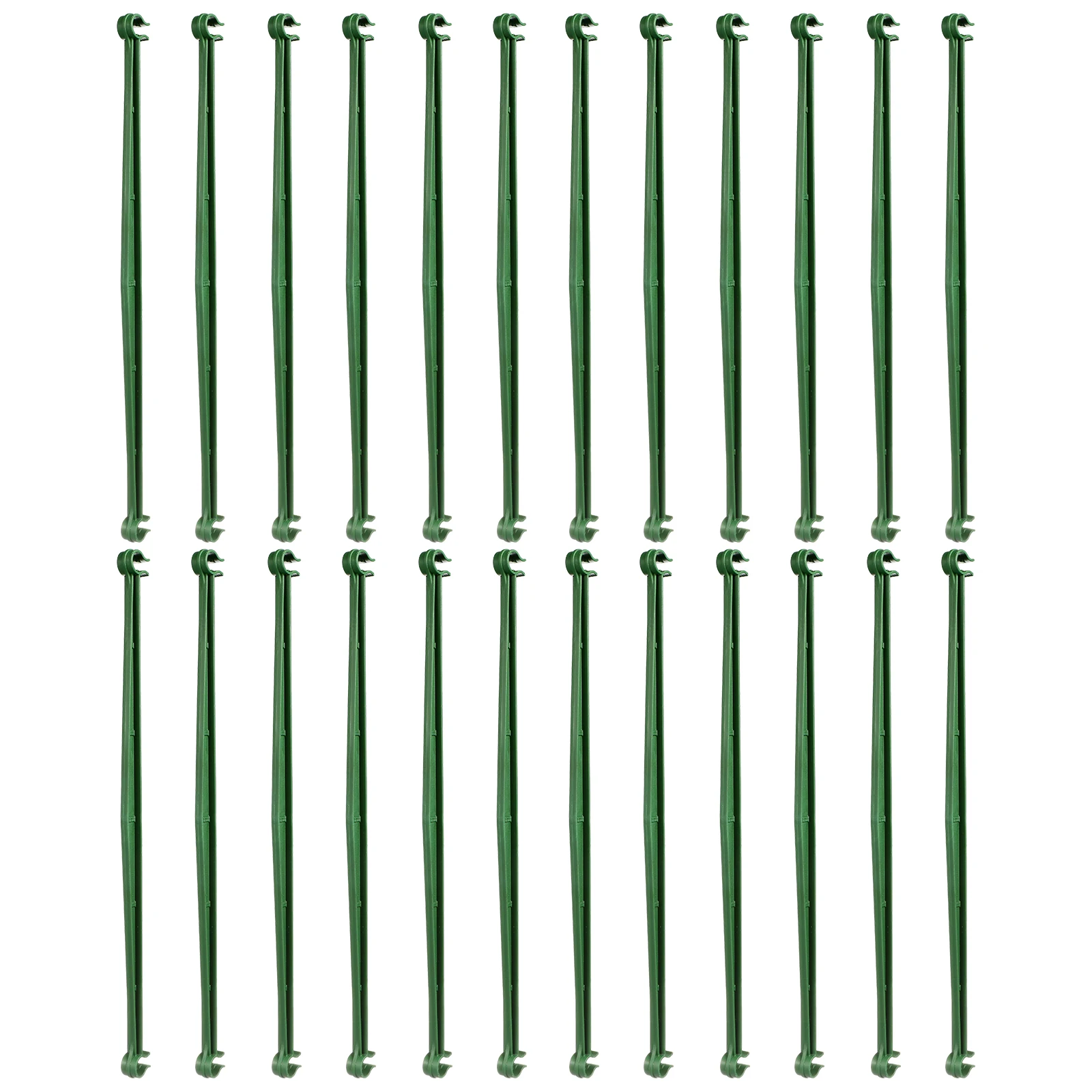 

24pcs Plastic Connecting Rods Lightweight Reusable Tomato Cucumber Support Garden Cage Expandable Stake Arms