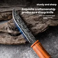 Damascus Pattern Kitchen Knives Boning Paring Knife Meat Cleaver Barbecue Cutting Fishing Fruit Utility Knife Cooking Tools 2