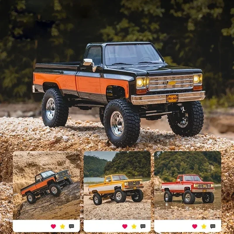 Fms 1:18 Fcx18 K10 Pickup zdalny sterowany Model samochód symulacja samochodów wspinaczkowy z napędem na cztery koła modele na prezent