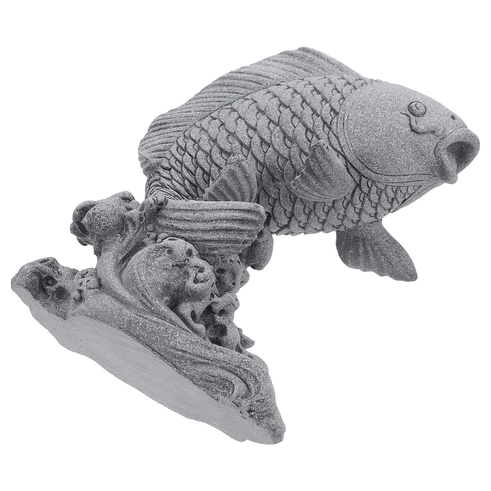 

1pcs Statue Garden Pond Aquarium Small Adorable Fish Decoration Lifelike Fish Sculpture Fade Resistant Pond Accessories