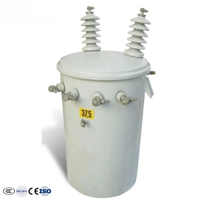 Single Phase Pole Mounted Distribution Transformer  Aluminum Winding 10-333KVA  4.16kV 13.8kV  Transformer Manufacturers