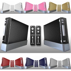 7 Colours Available Carbon Fiber Vinyl Skin Sticker Protector for Nintendo Wii and controller skins Stickers