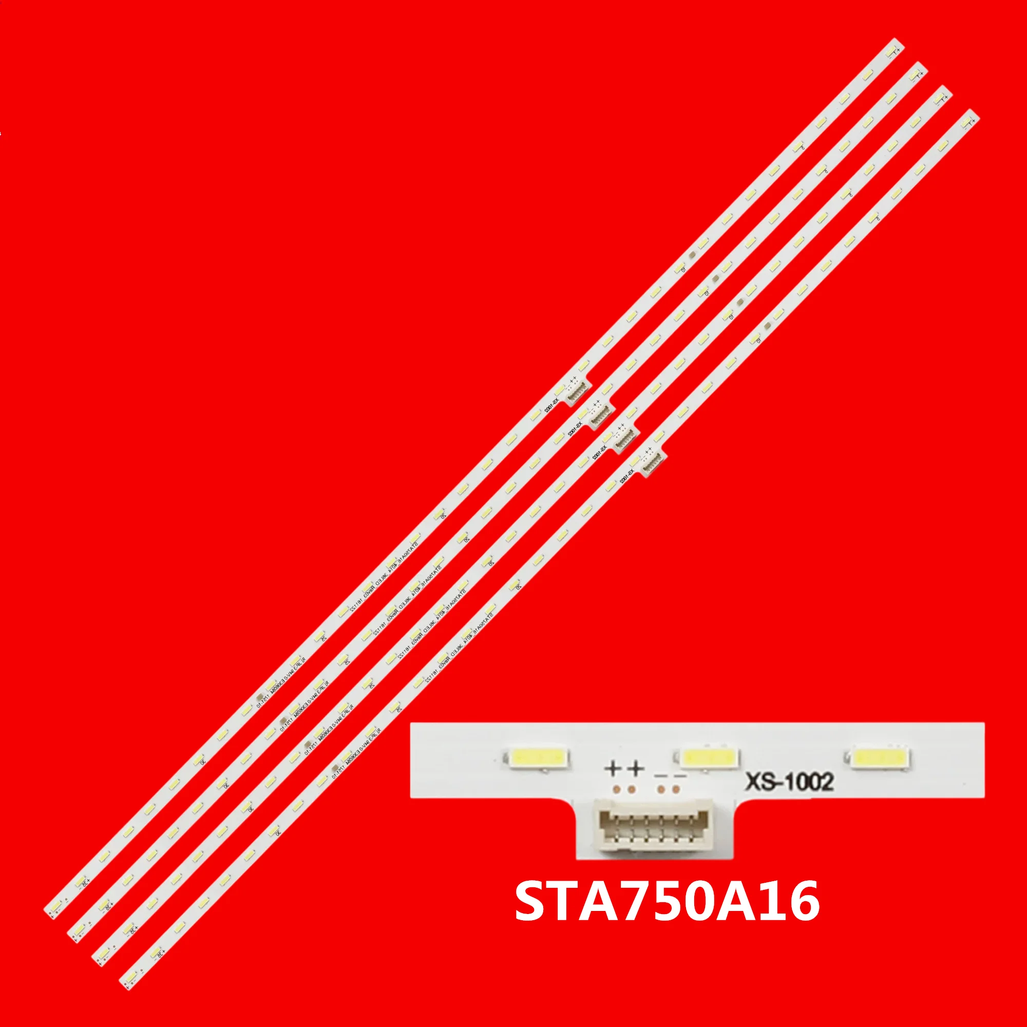 LED Bar Backlight For KD-75X8566E KD-75X8500E KD-75X850E STA750A16_4014_36LED