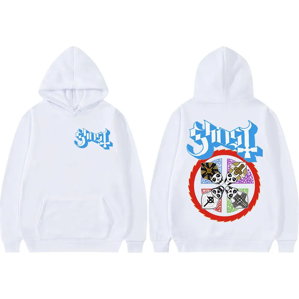 Limited Ghost Band Graphic Hoodies Men Women Clothing Fashion Y2k Oversized Pullovers Harajuku Rock Pop Music Hooded Sweatshirts
