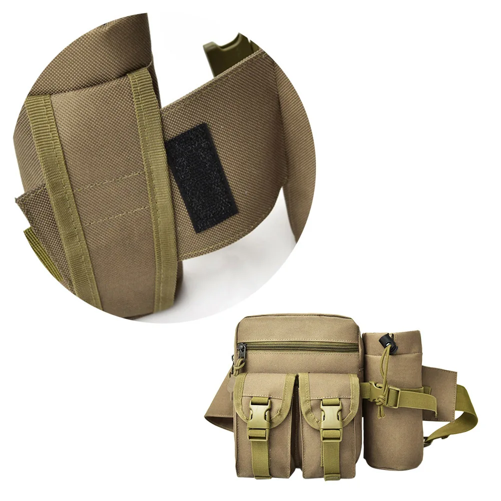 

Outdoor Waist Pack Bag Lightweight Multi Pocket Travel Pouch For Hiking Camping Fishing Hunting Kettle