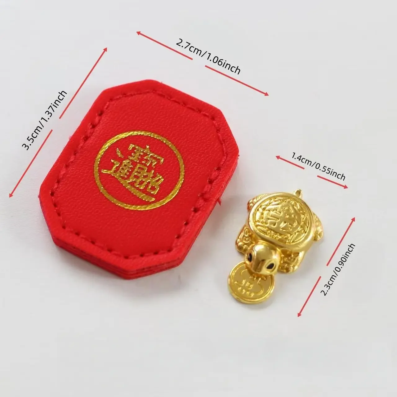 Golden Tortoise Money-Biting Ornament, Small Golden Turtle Feng Shui Decor, Wealth-Bringing Miniature Statue, Home Decoration Mini Sculpture, Table Ornament, Decoration Items