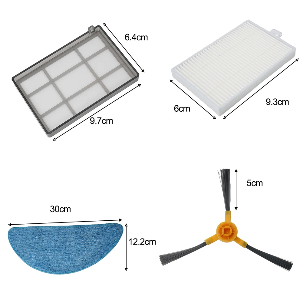 Main Roller Side Brush Mop Cloths Filter Kit For Kabum 700/500 Robot Vacuum Cleaner Replacement Spare Parts